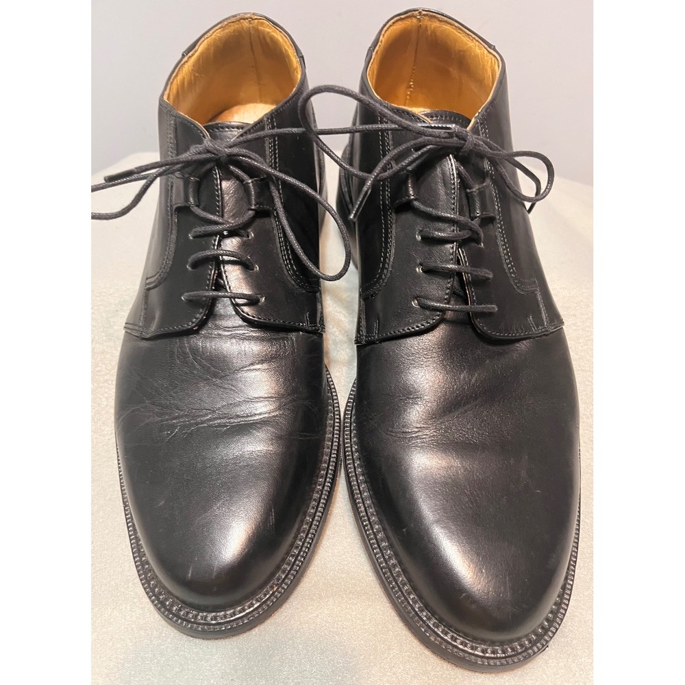 Cable & Co Mens Sam Black Leather Chukka Boots Made in Italy Dress Shoes 9D